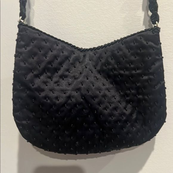 Vintage La Regale Black Beaded Bag 3