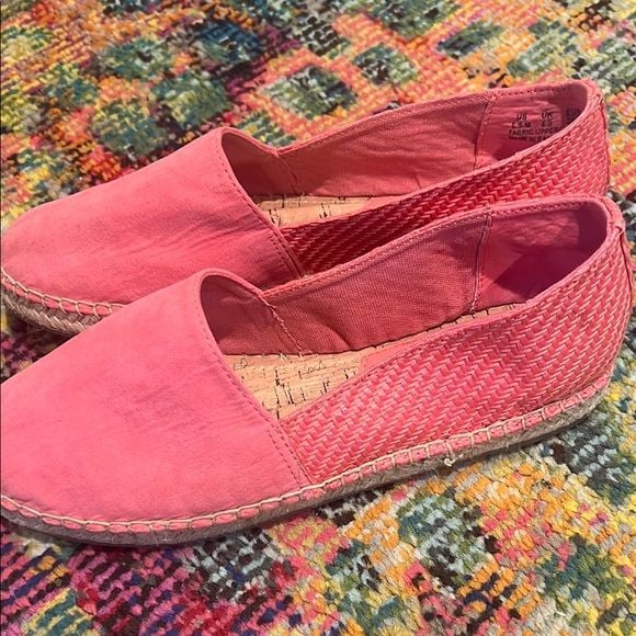 Circus by Sam Edelman Pink Espadrille Slip-Ons 3