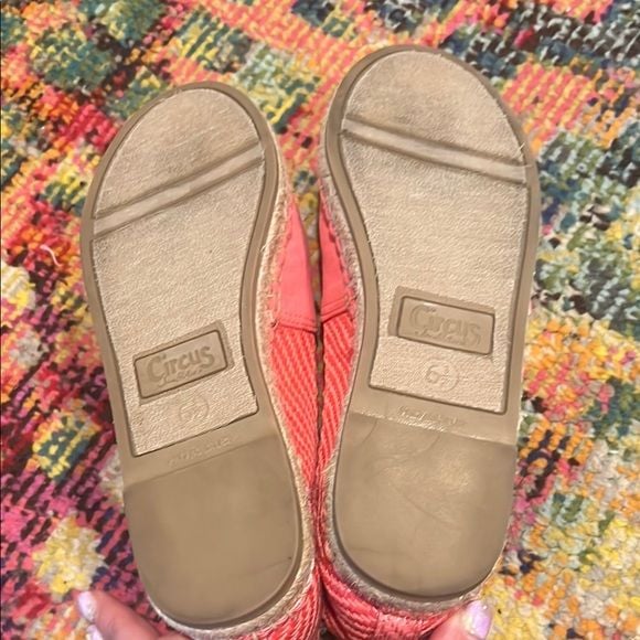 Circus by Sam Edelman Pink Espadrille Slip-Ons 5