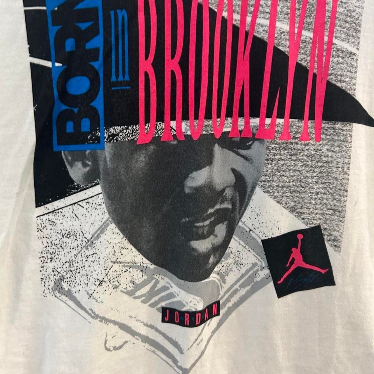 Jordan Born in Brooklyn Michael Jordan Graphic T-Shirt M 3