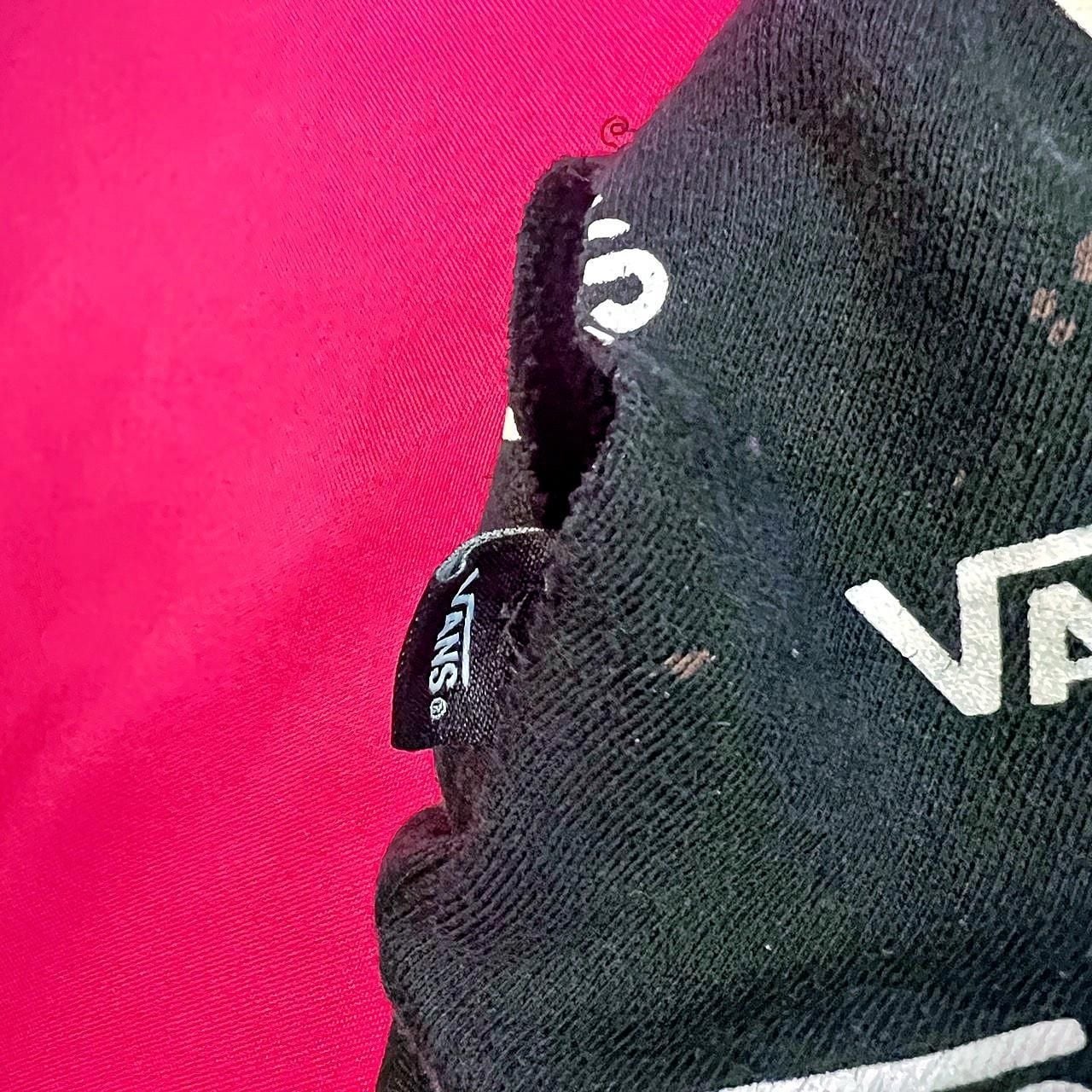 Vans All Over Print Hoodie Size Medium Black White Logo 8