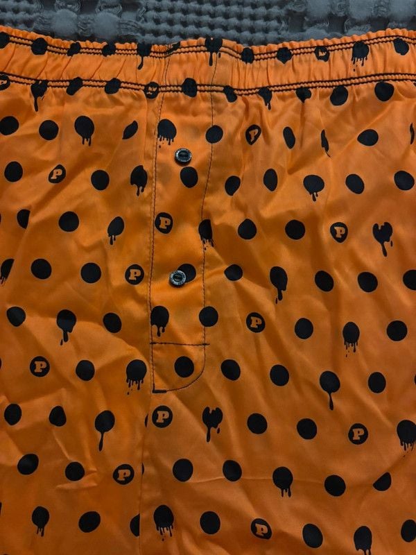 NWT Victoria’s Secret PINK Orange with black polka dot Tencel shorts in XXL 3
