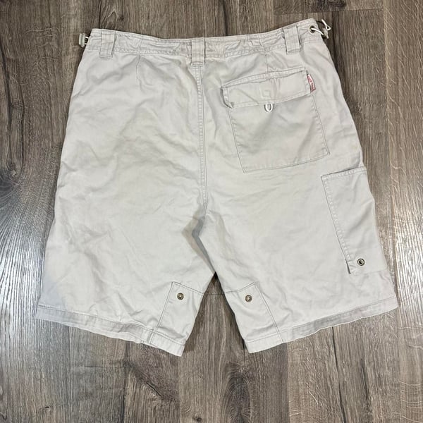 Reward Cargo Shorts Size M Y2K Utility Beige Mountain