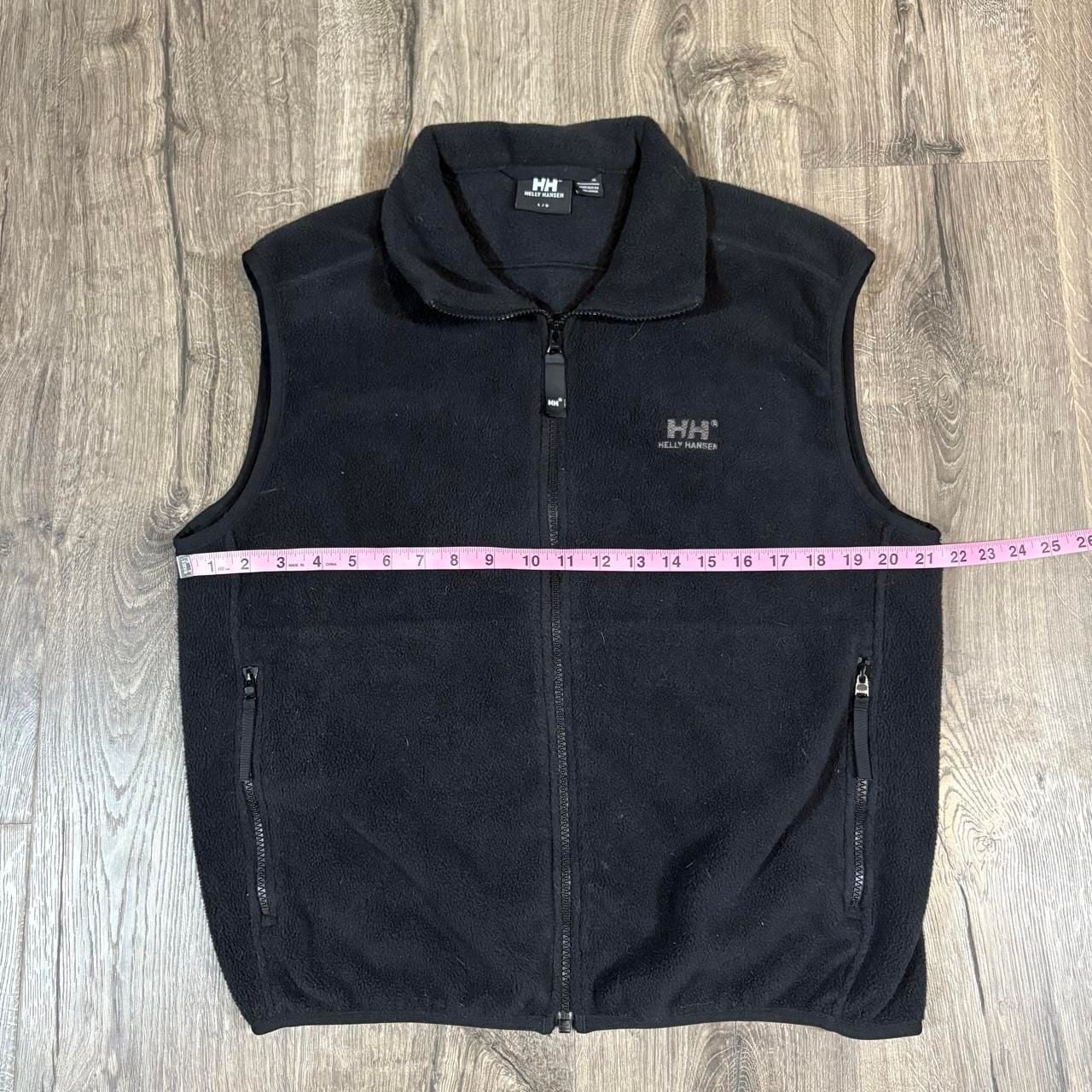 Helly Hansen Fleece Vest L/G Black Full Zip Outdoor Outerwear 7