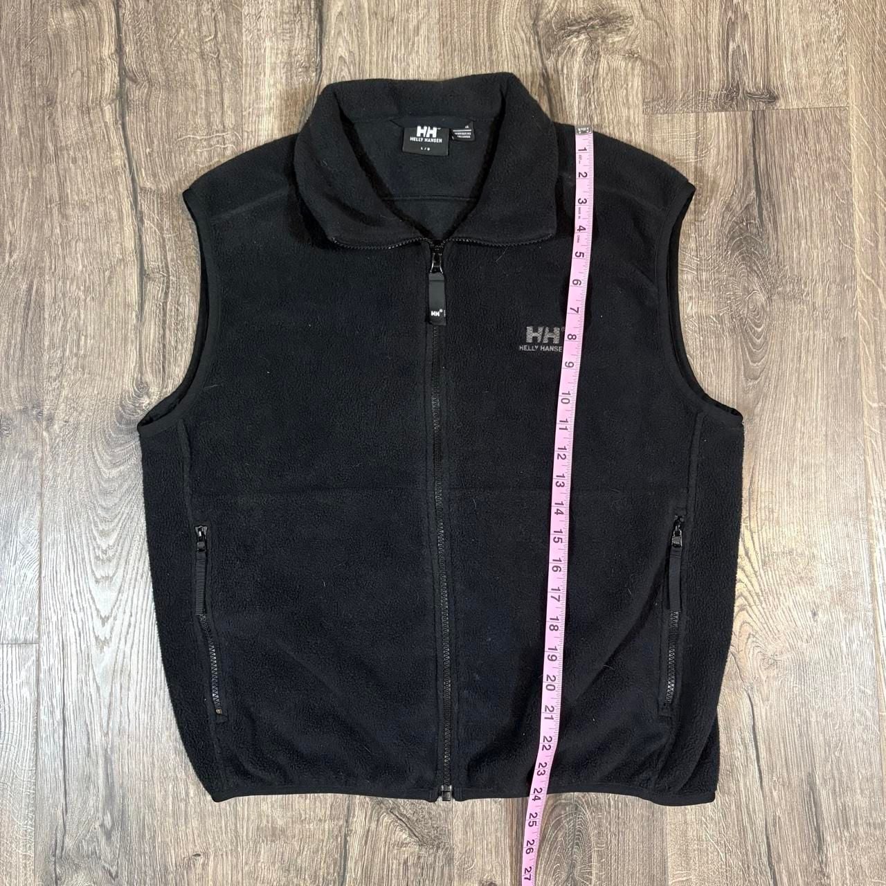 Helly Hansen Fleece Vest L/G Black Full Zip Outdoor Outerwear 8