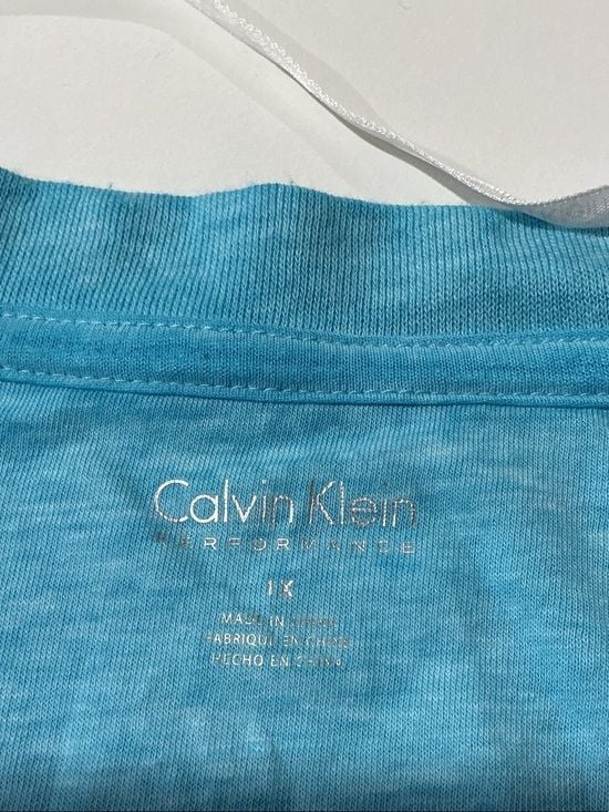 Calvin Klein Performance Turquoise Muscle Tee 3