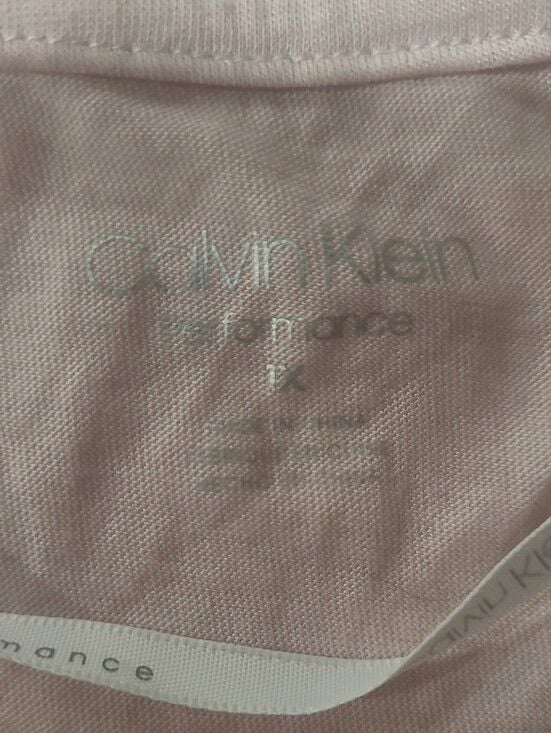 Calvin Klein Performance Dusty Pink V-Neck Pullover 4