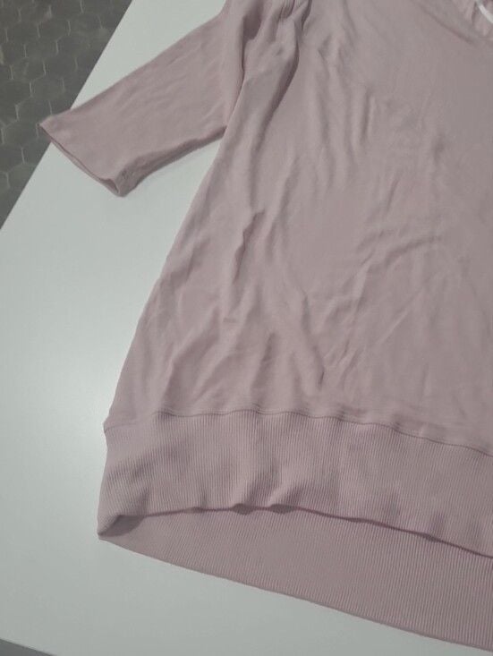 Calvin Klein Performance Dusty Pink V-Neck Pullover 9