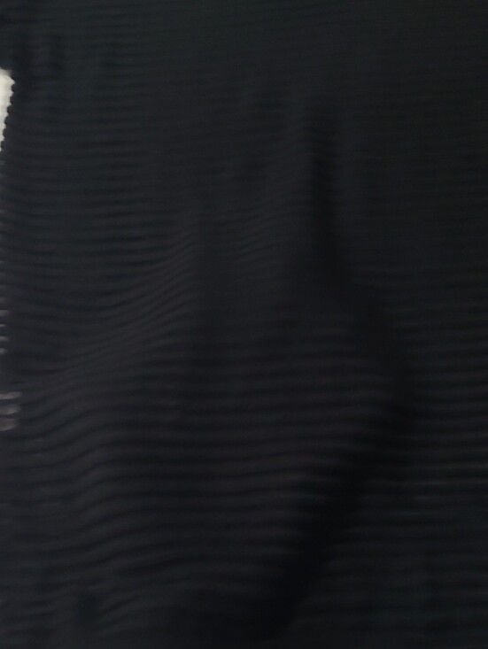 Women's Black Short-Sleeve Ribbed Tee 13