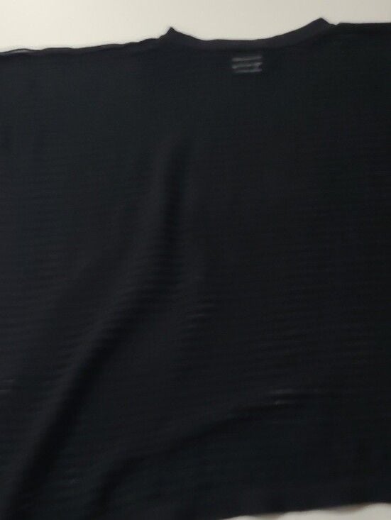 Women's Black Short-Sleeve Ribbed Tee 15