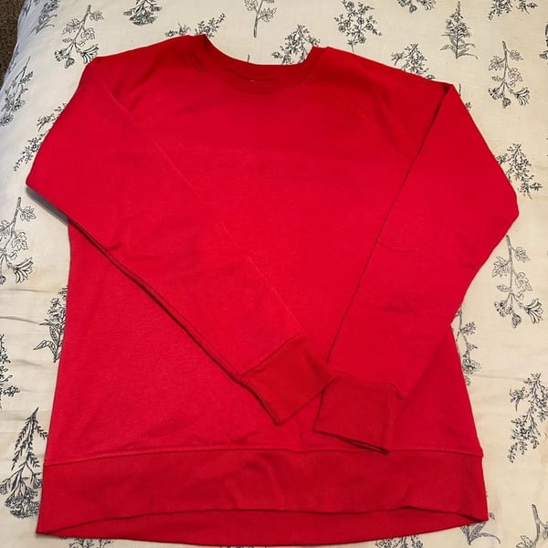 NWOT Time and Tru Red Crewneck