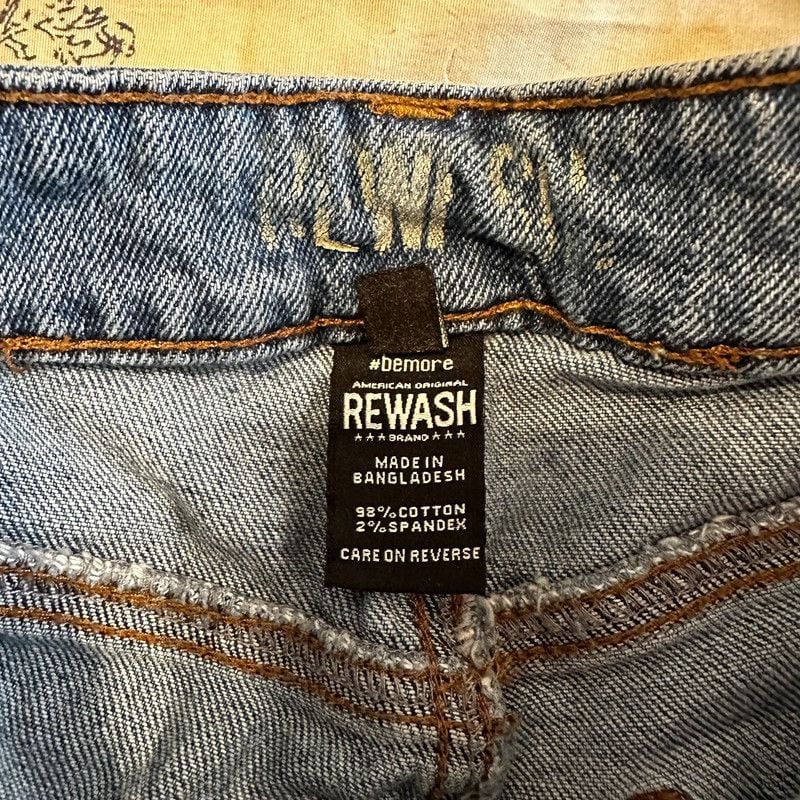 Rewash Denim Jean Shorts 3