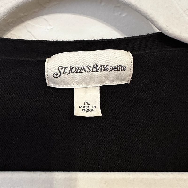 St. John’s Bay Black Button Up Cardigan 4