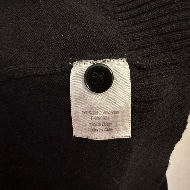 St. John’s Bay Black Button Up Cardigan 6