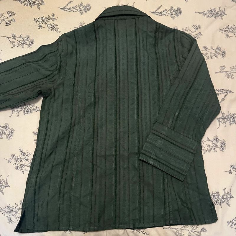 Forest Green Button Up 6