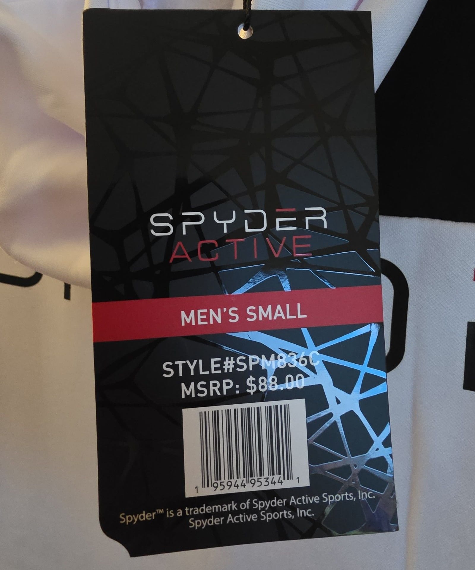SPYDER White Hoodie 4