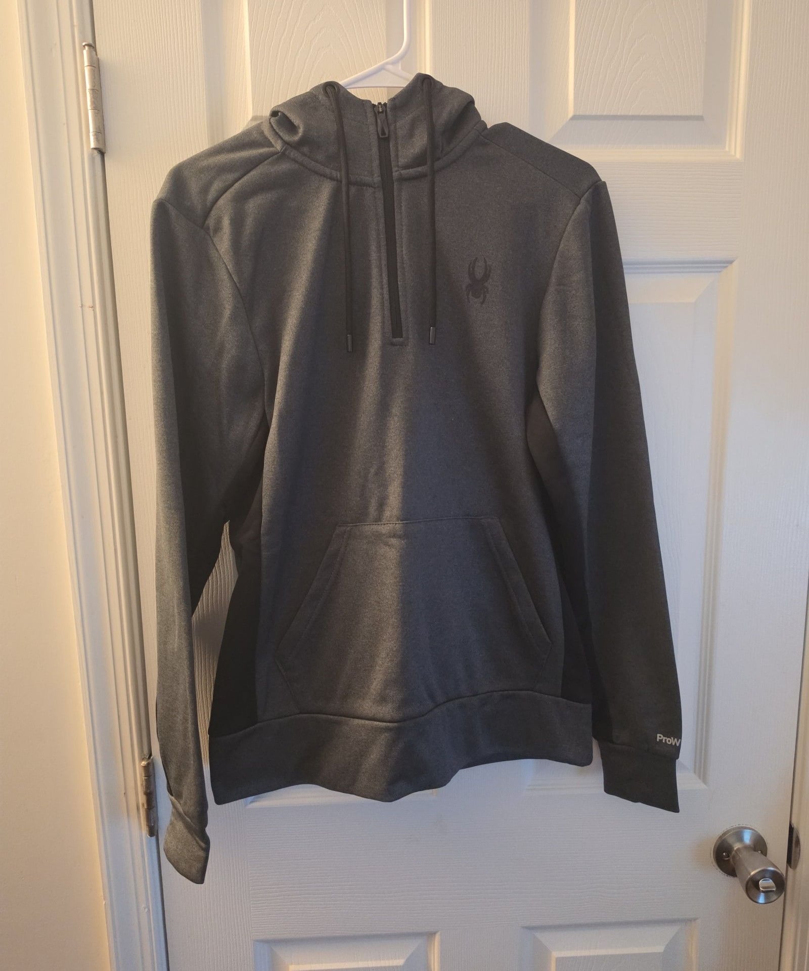 Spyder Men's Gray Half Zip Hoodie 2
