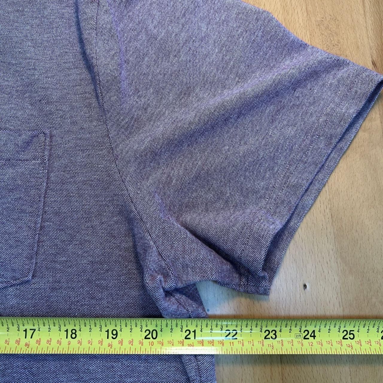 Buffalo David Bitton Polo Shirt Size L Purple Cotton 5
