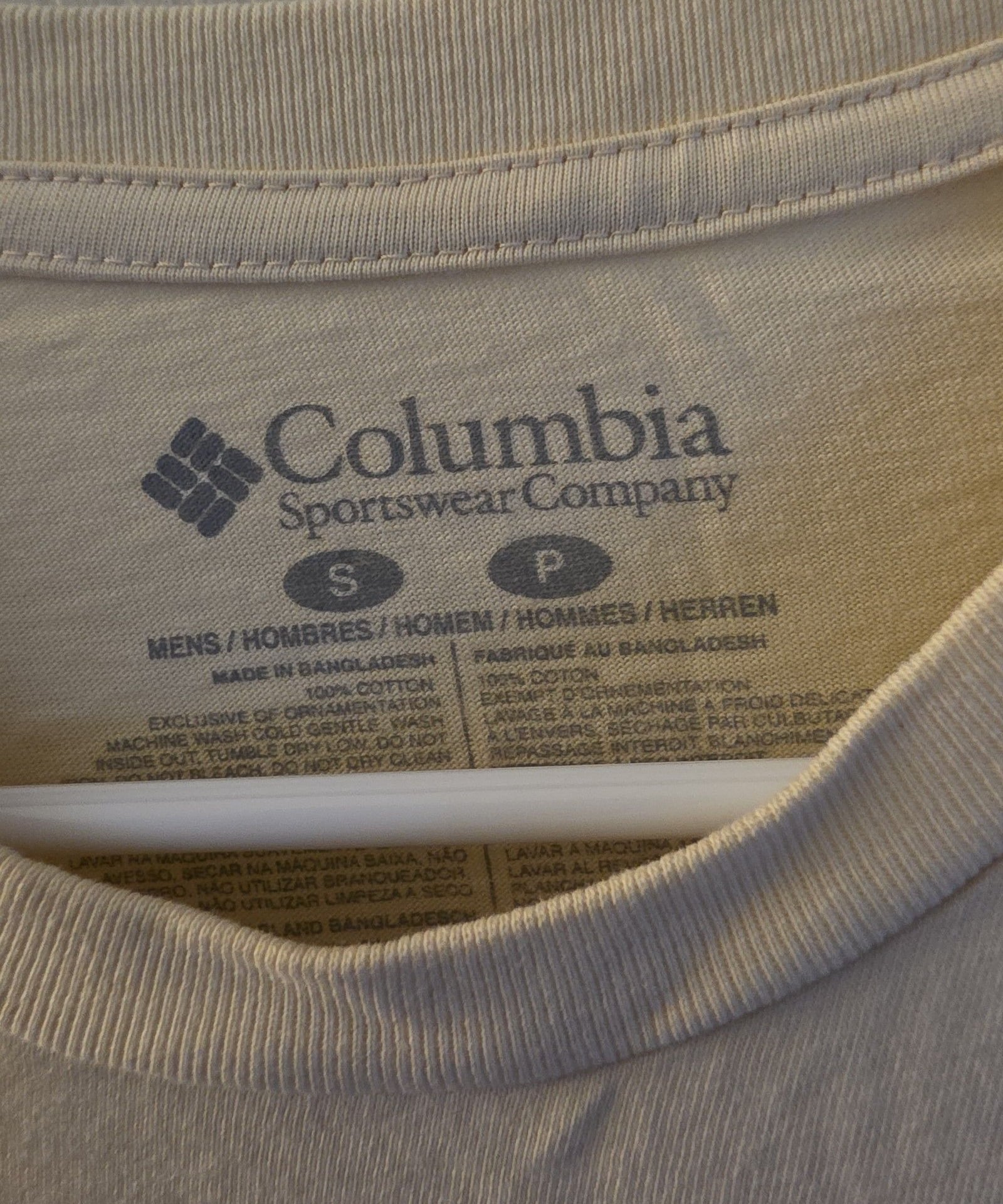 Columbia Long Sleeve T-Shirt Beige 4