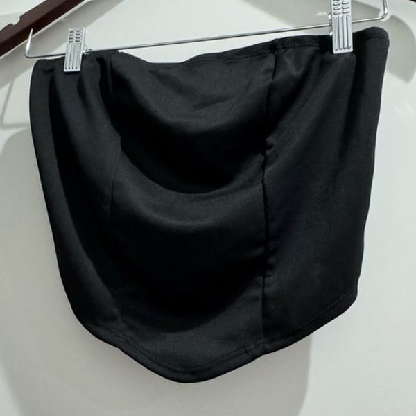 Lucky & Blessed Black Strapless Top - NWT - -Size M