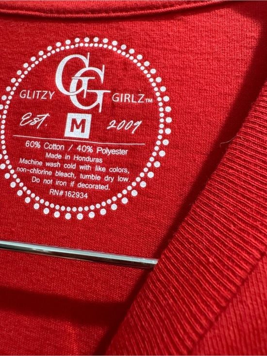 Red Graphic Womens T-Shirt - 'Sounds Like Bullshit To Me' - NWOT 4