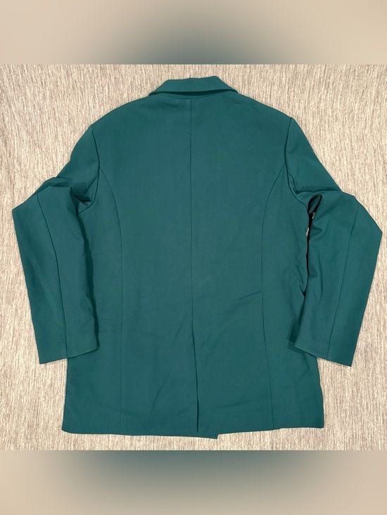 Forever 21 Deep Teal Double-Breasted Blazer 3