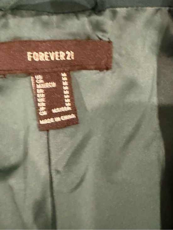 Forever 21 Deep Teal Double-Breasted Blazer 4