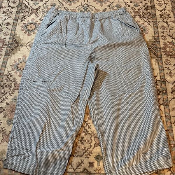 Vintage Wide leg capri pants size L