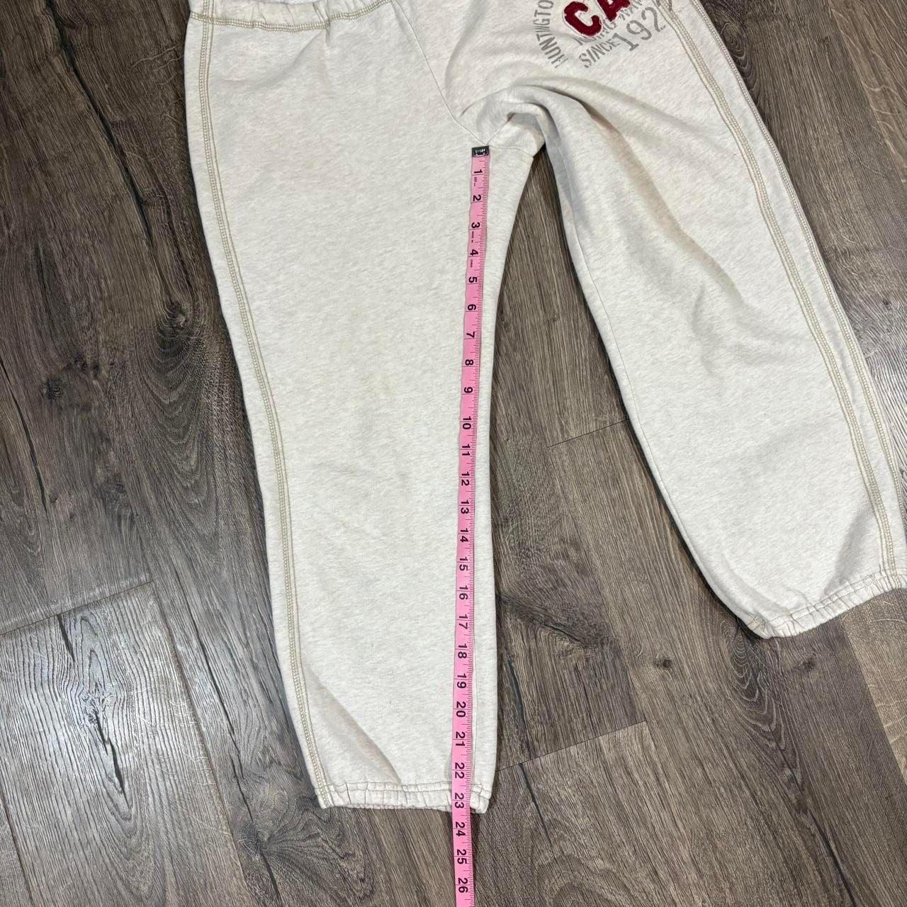Hollister Y2K Capri Sweatpants Size S Beige Huntington Beach Cali 8