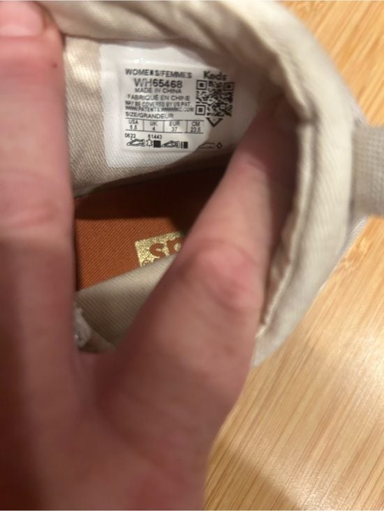 Keds Women’s Size 6.5 Beige High Top Sneakers Side Zip Casual Shoes 8