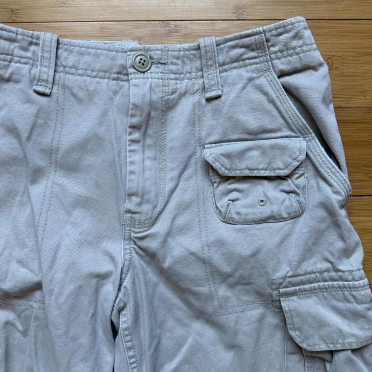 Gap Cargo Shorts Size 30 Gray Cotton Skater Y2K Baggy 3