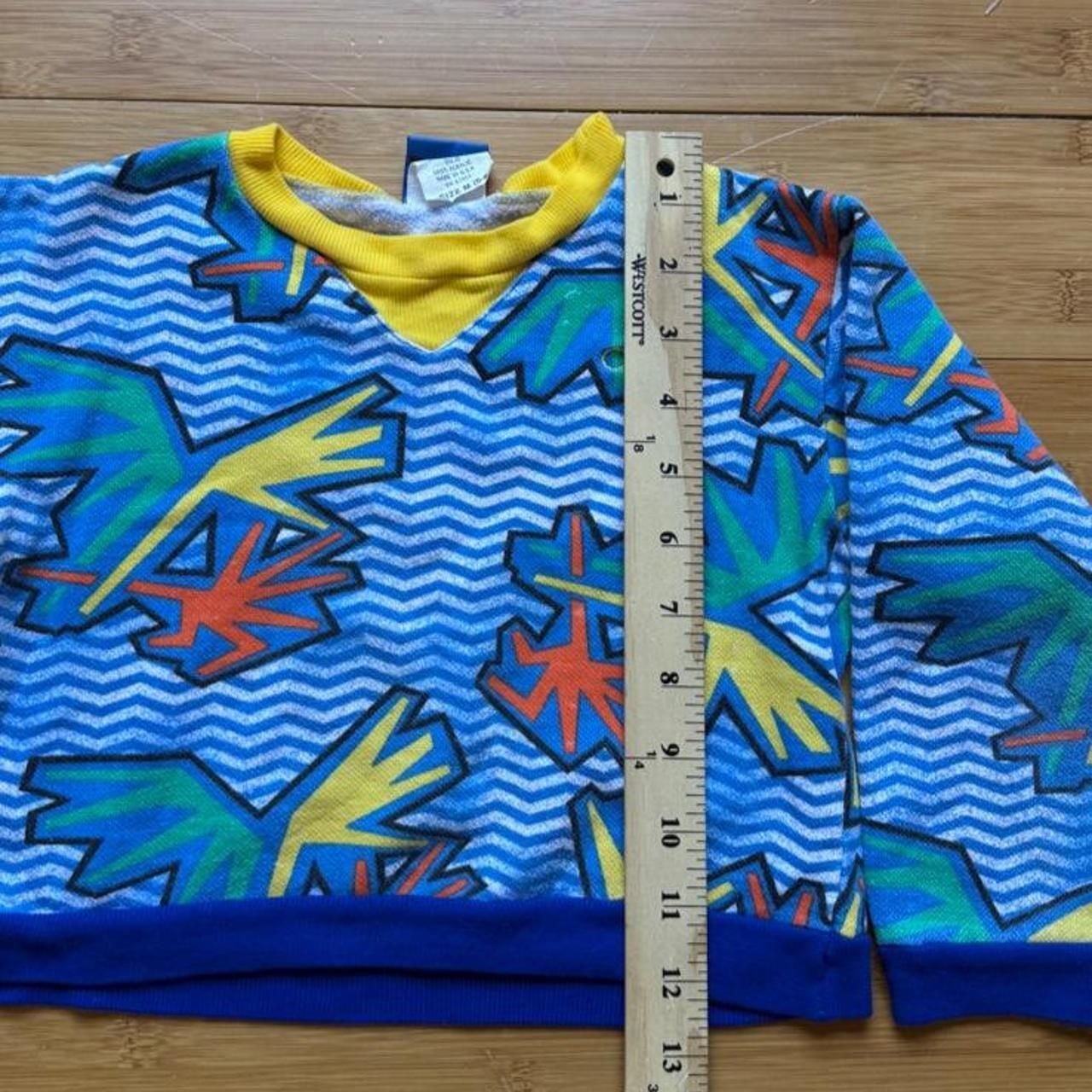 Ocean Pacific Crewneck Sweatshirt Size M (5-6) Blue Vintage 90s Surf 5