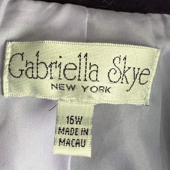 Gabriella Skye New York Jacket Size 16W 6