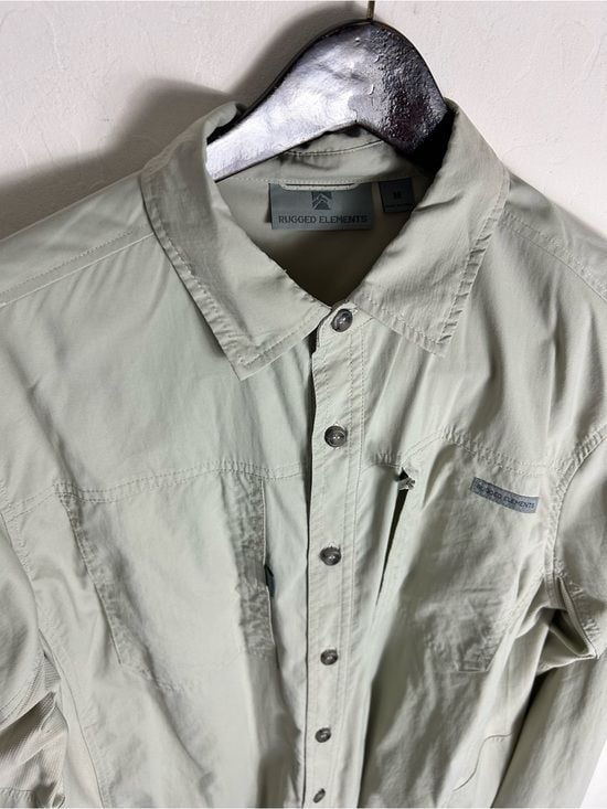 Rugged Elements long sleeve button up shirt Size Medium 7