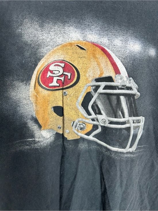 Vintage San Francisco 49ers Helmet Graphic shirt 3