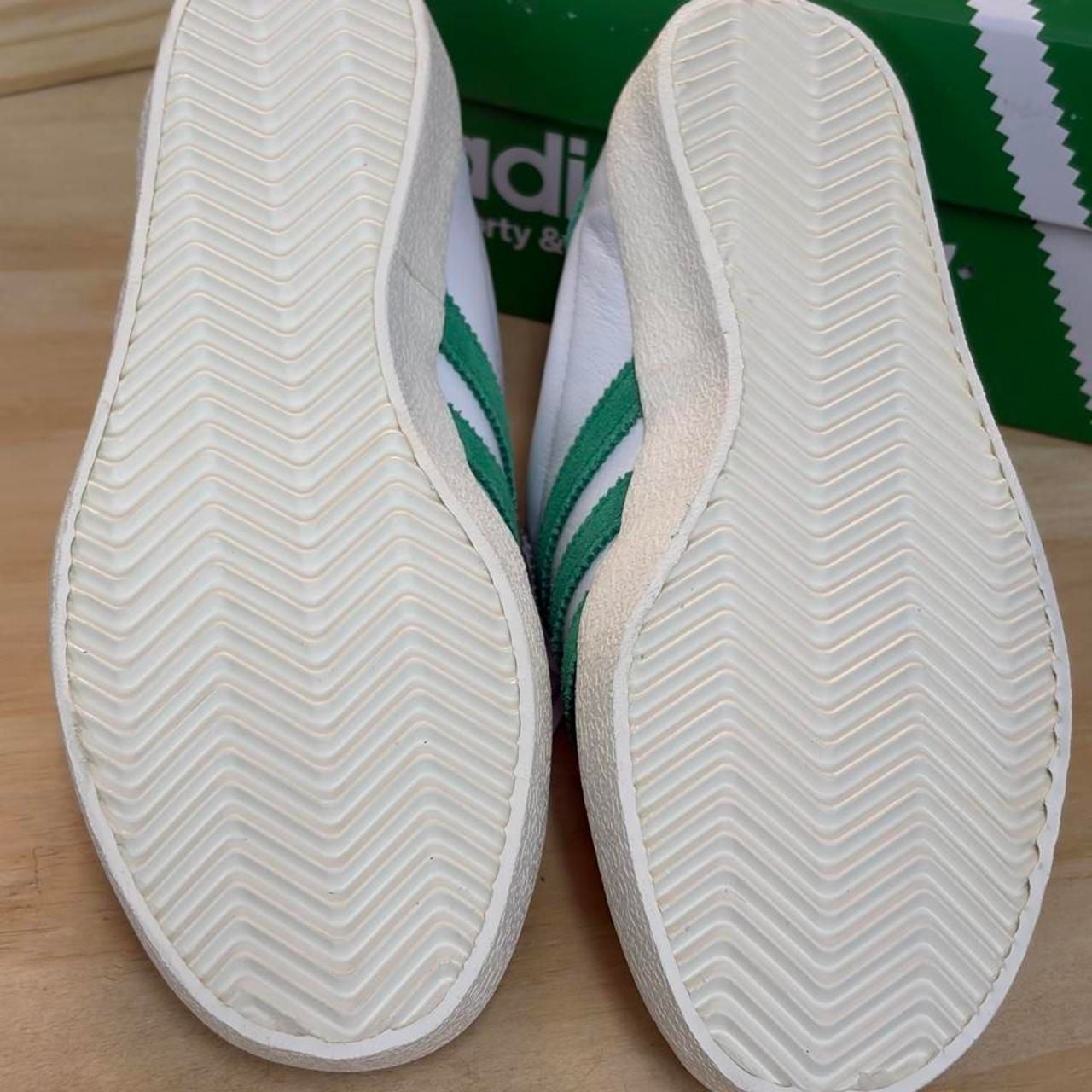 adidas Sporty Rich Blanc JP7552 Women 5 White Green Leather New Collab 8