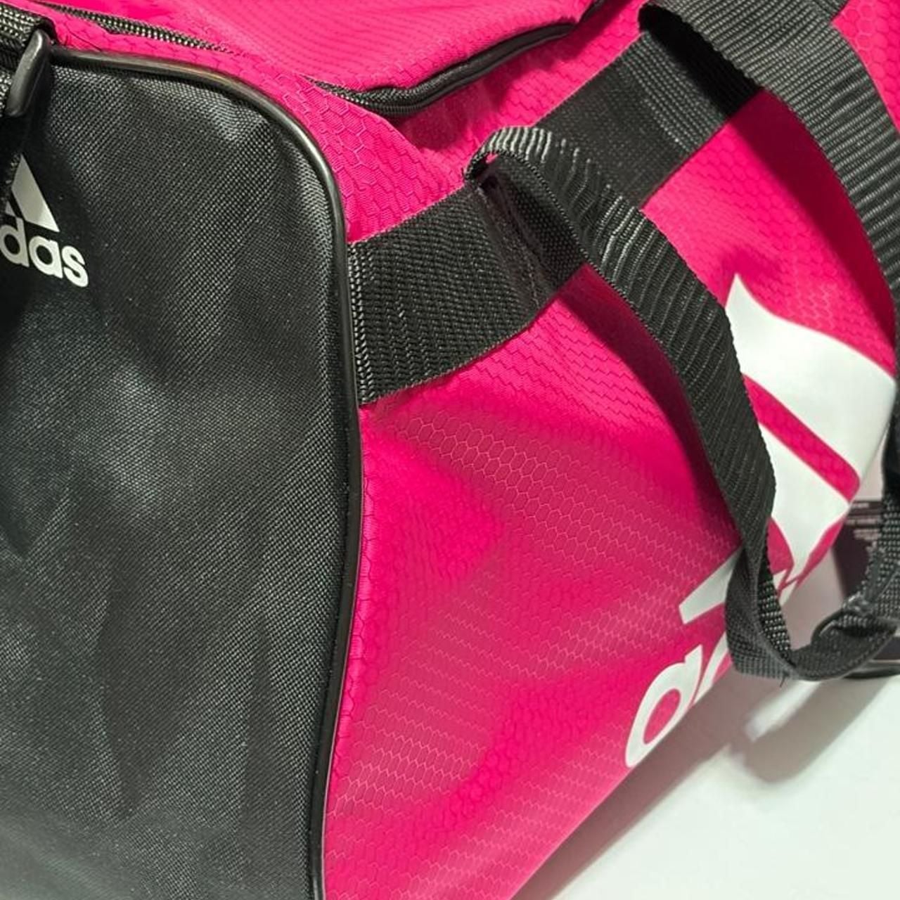Adidas Diablo Small II Duffel Gym Bag Hot Pink Black NWT 4