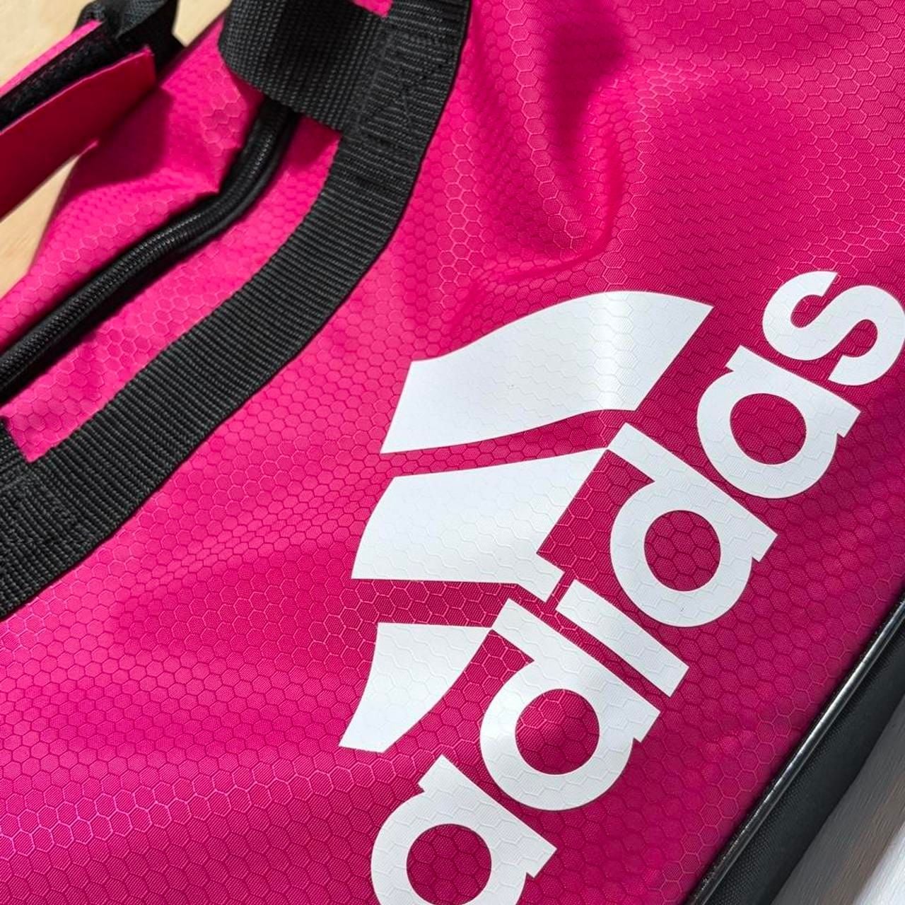 Adidas Diablo Small II Duffel Gym Bag Hot Pink Black NWT 8