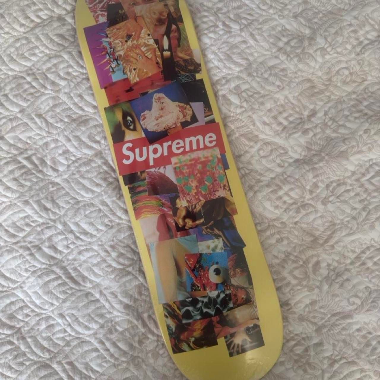 Supreme Stack Skateboard Deck OS Yellow 1