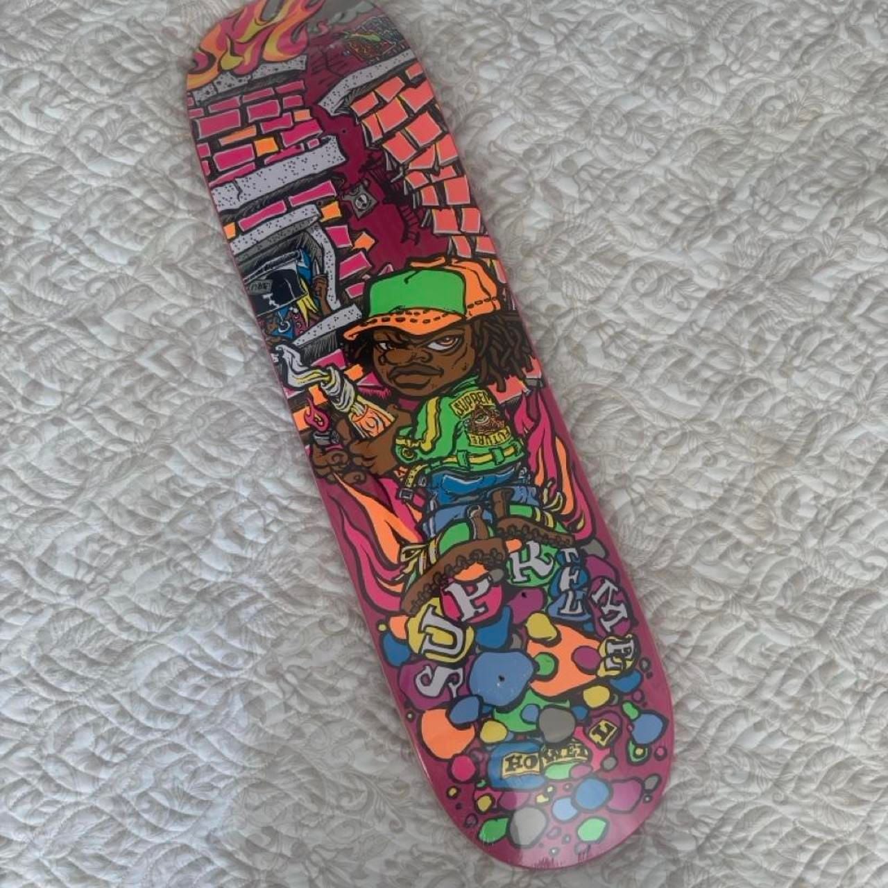 Supreme Molotov Kid Skateboard Deck 8.375 Pink Andy Howell SS19 1