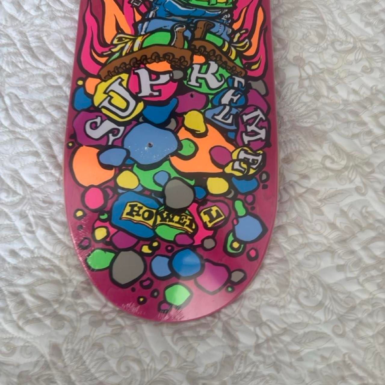 Supreme Molotov Kid Skateboard Deck 8.375 Pink Andy Howell SS19 2