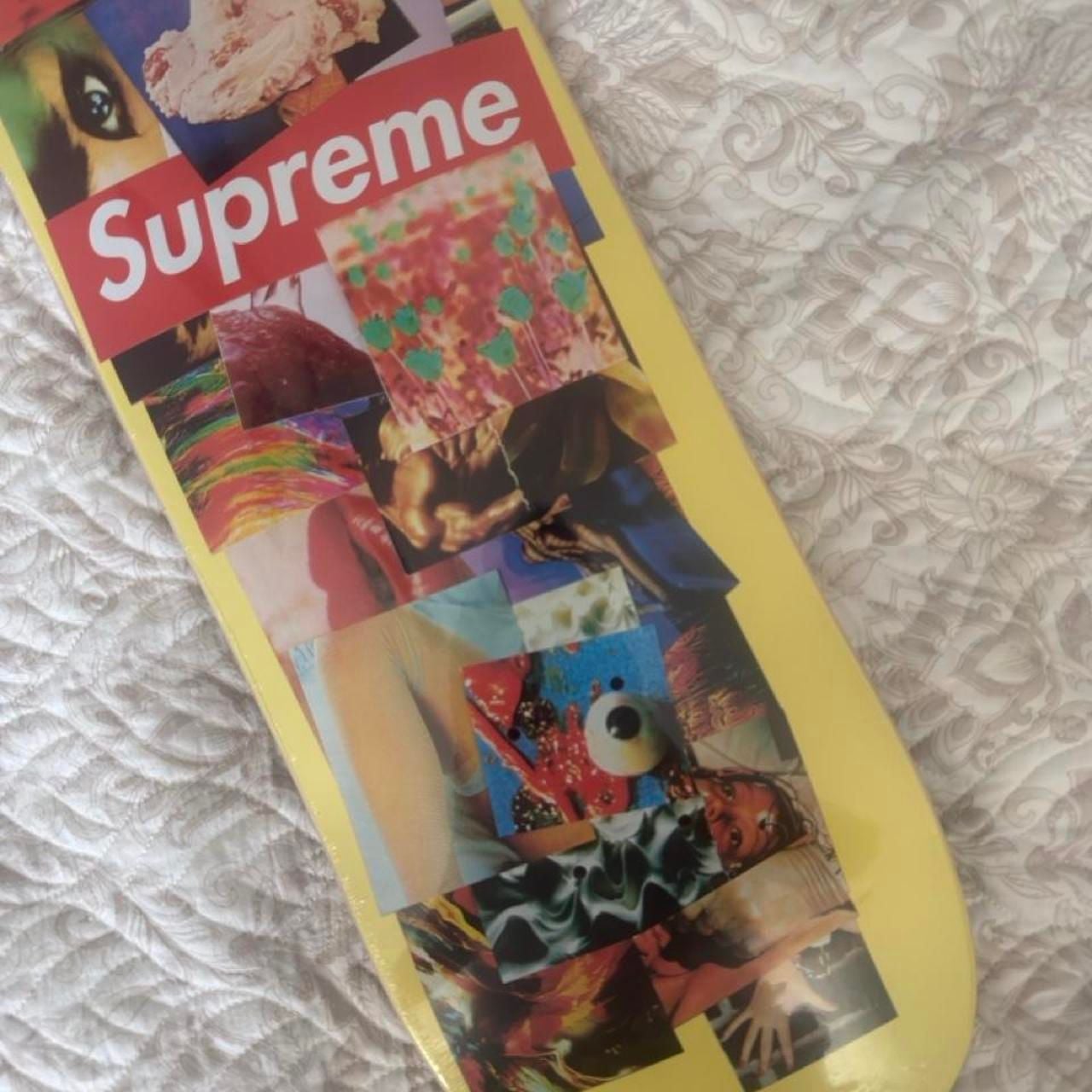 Supreme Stack Skateboard Deck OS Yellow 2