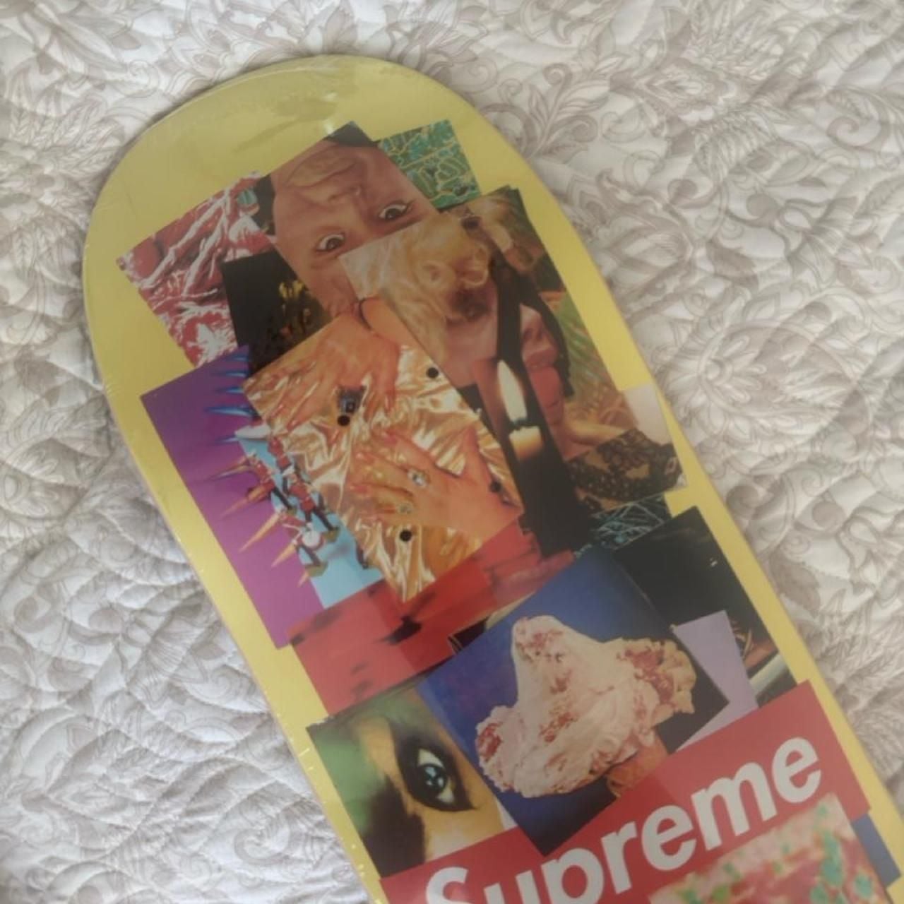 Supreme Stack Skateboard Deck OS Yellow 3