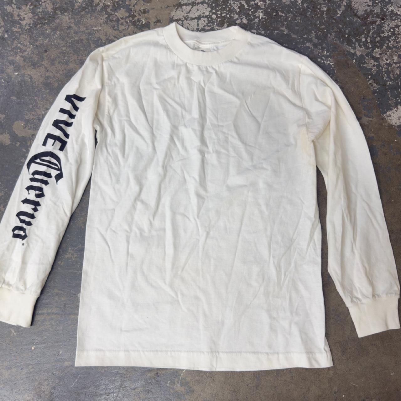 Alstyle Vive Cuervo Long Sleeve T-Shirt Size S White 2
