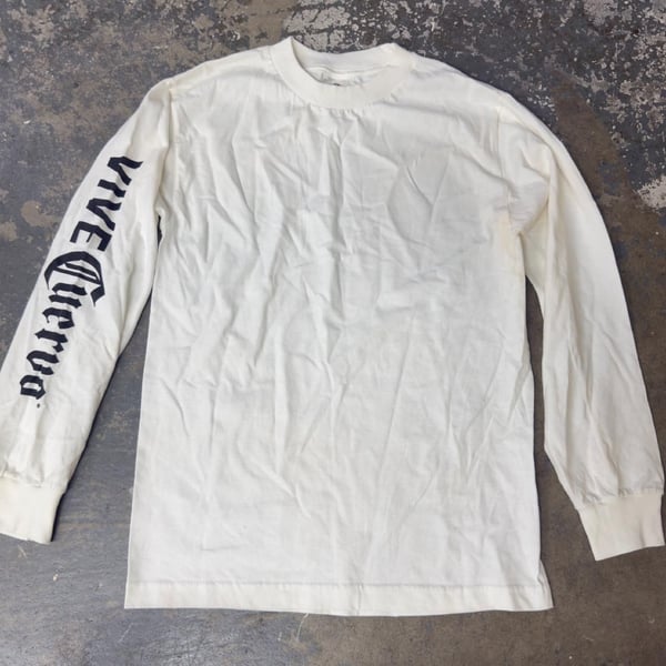 Alstyle Vive Cuervo Long Sleeve T-Shirt Size S White