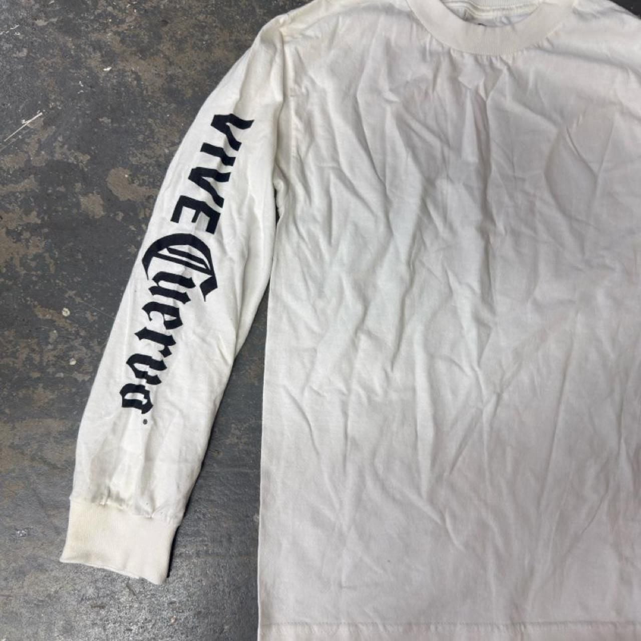 Alstyle Vive Cuervo Long Sleeve T-Shirt Size S White 3