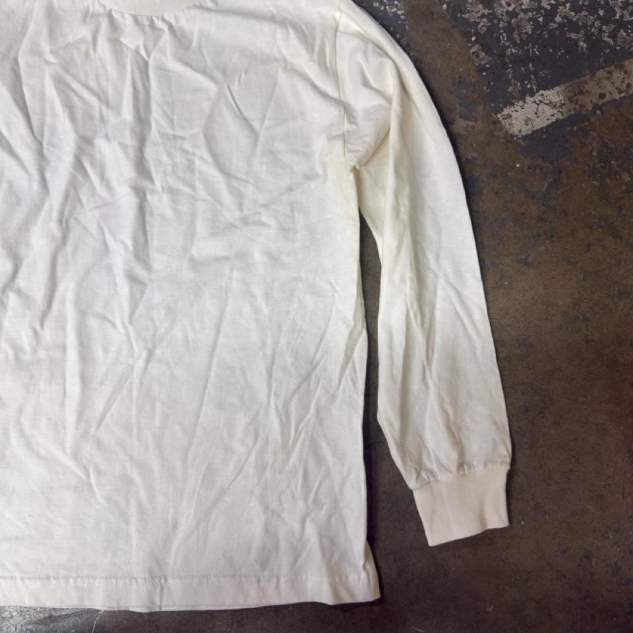 Alstyle Vive Cuervo Long Sleeve T-Shirt Size S White 4
