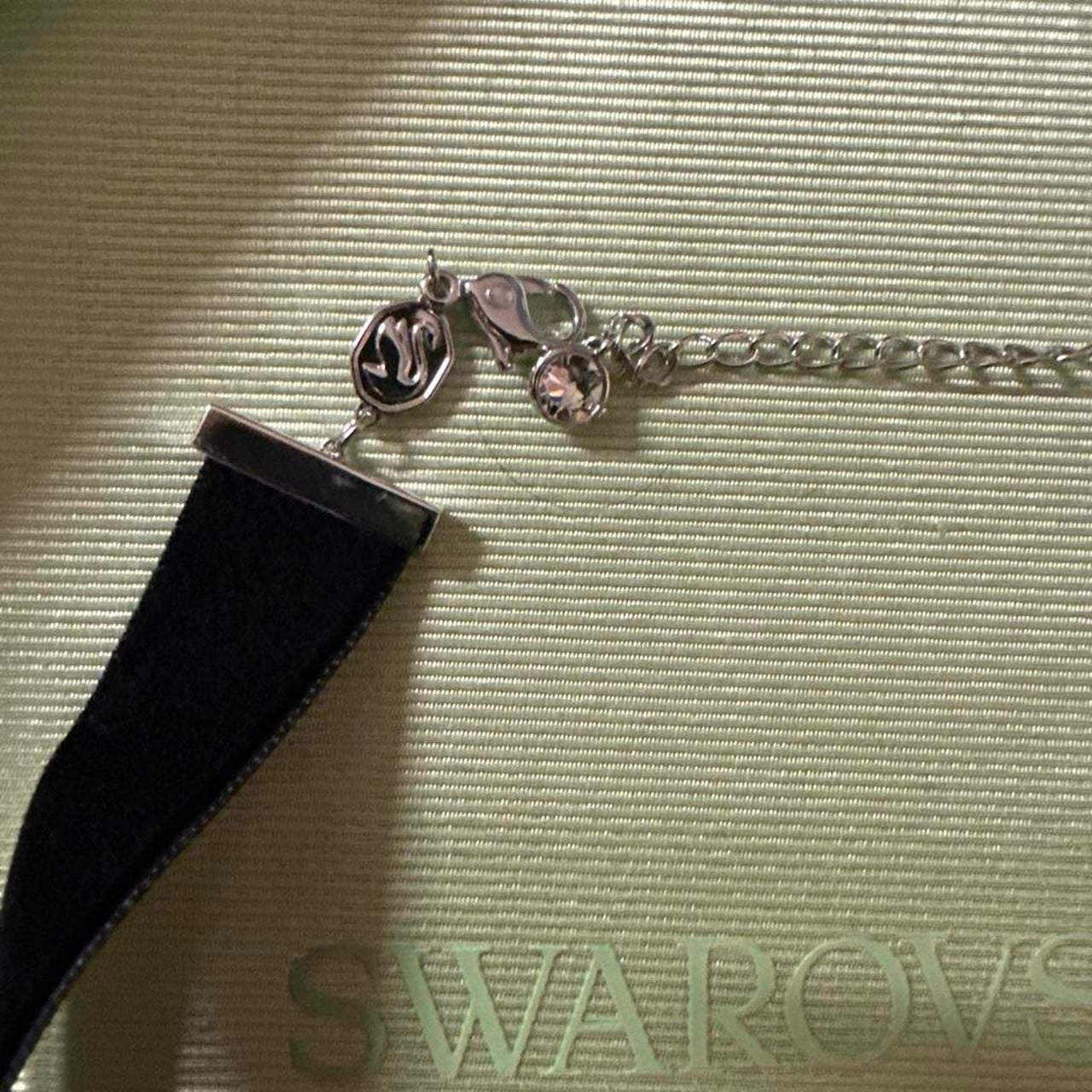 Swarovski Una White Crystal Heart Choker Necklace 5