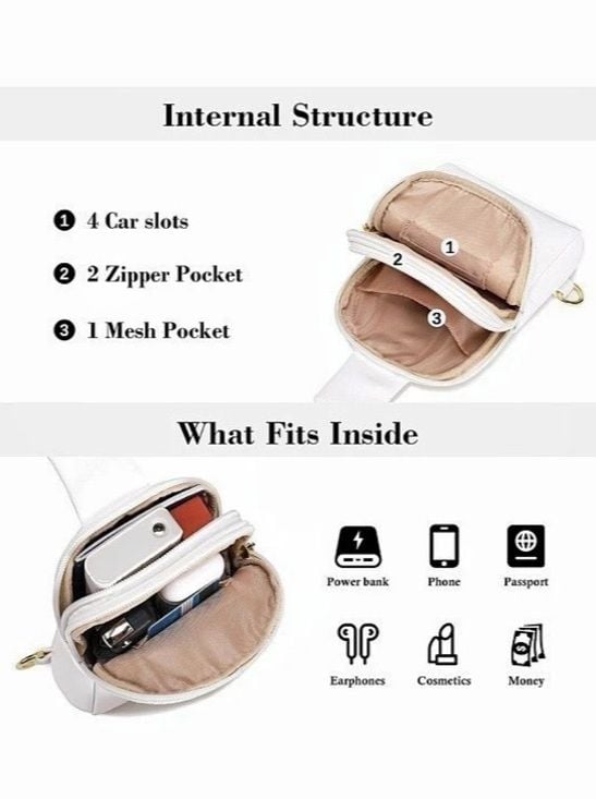 INICAT Anti Theft Crossbody Bag, great for travel OR casual wear 5