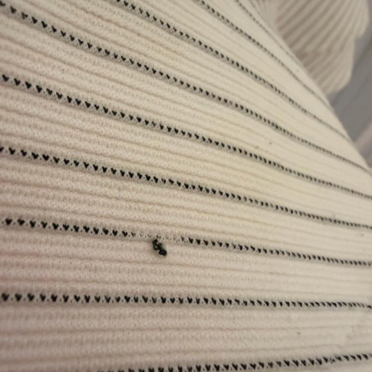 Maeve Striped Dress Size 2 Cream V-Neck Ruffle Cap Sleeve 4